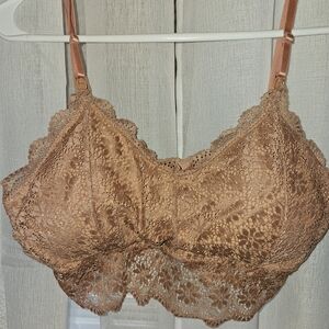 Lace Bralette in Dusty Rose - Women Intimates & Sleepwear